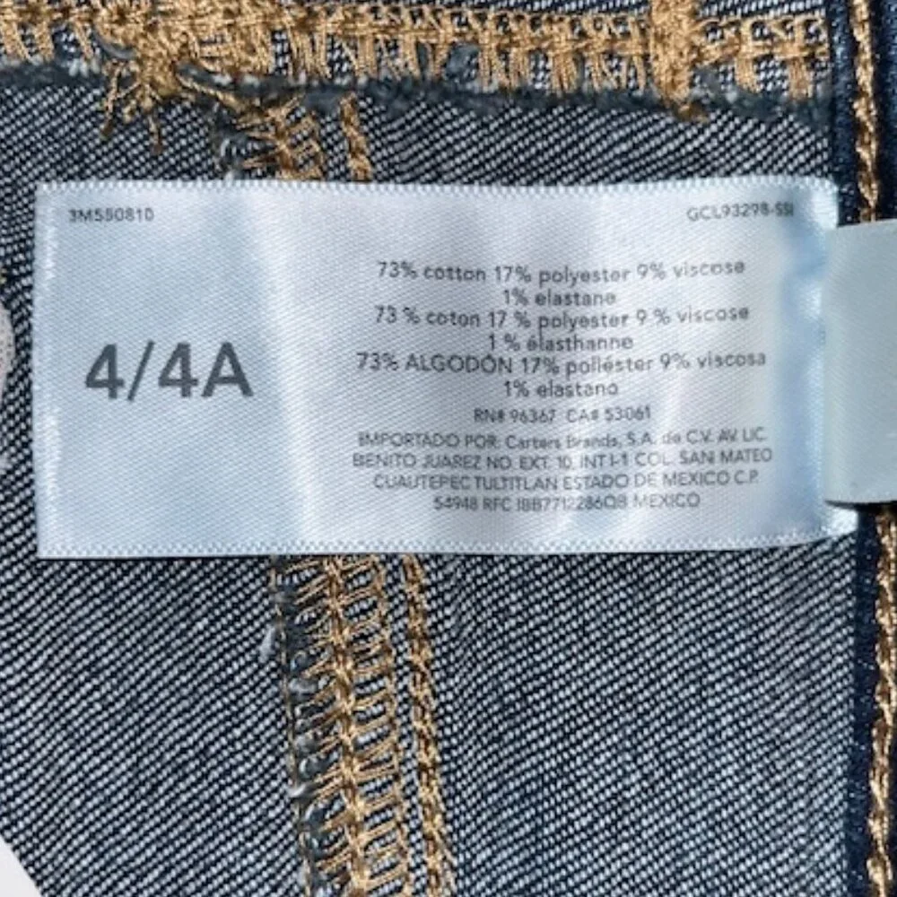 OSHKOSH B’GOSH | Boys Jeans Size 4 Kid Adjustable waist-NEW